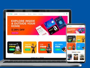 (Demo-3) Gaming TopUp, Visa & Gift Card Selling Website Code