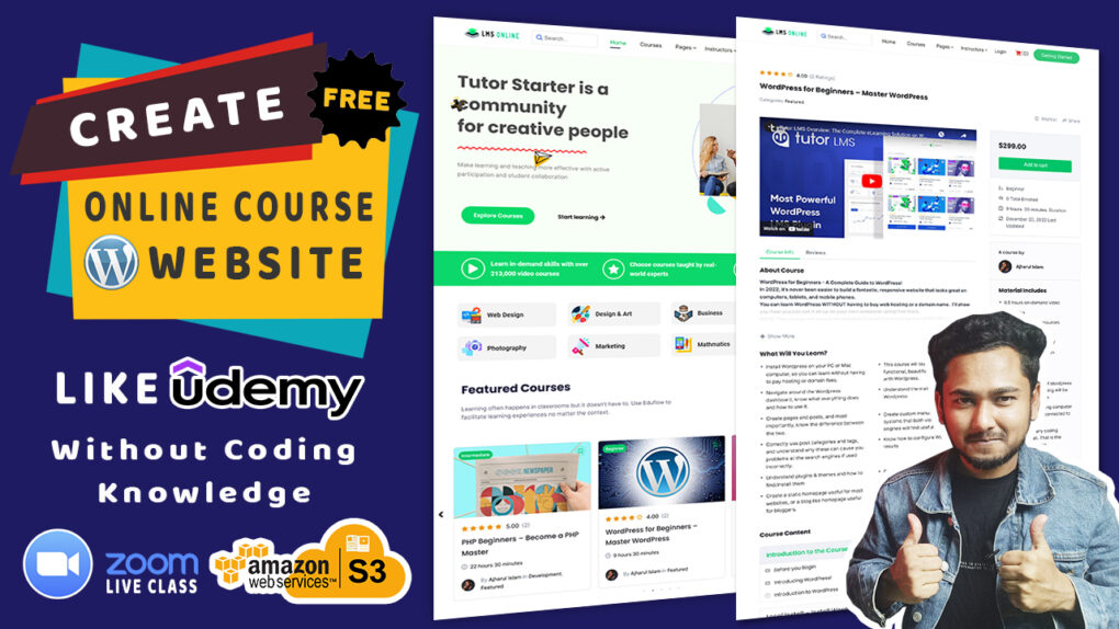 How To Create Multi Instructor Wordpess Lms Website Like Udemy How To Create Multi Instructor Wordpess Lms Website Like Udemy
