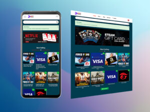 (Demo-5) Games TopUp, Visa, Gift Card, Digital Product Selling Website Code