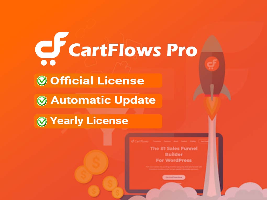 Cartflows Pro Plugin Official License (Yearly)