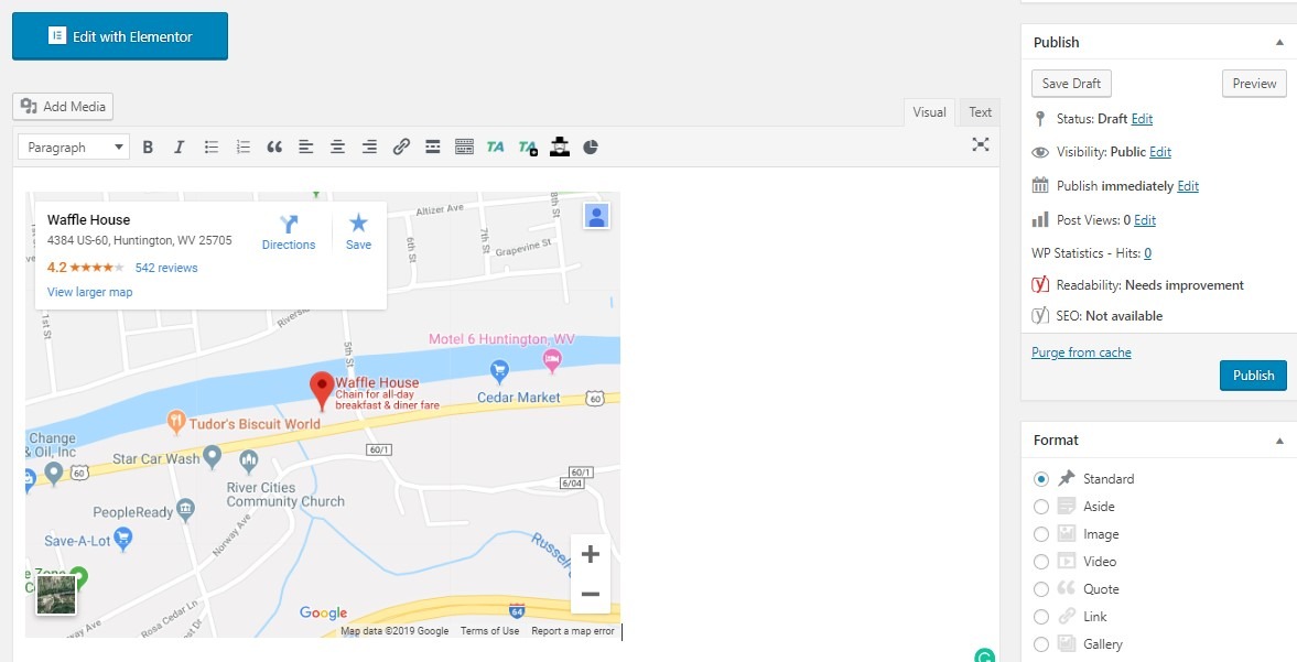 Add Map On WordPress Posts