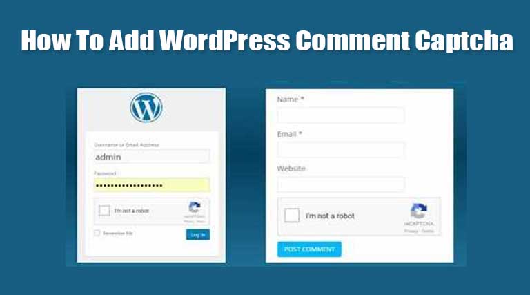 How To Add WordPress Comment Captcha From Google reCAPTCHA