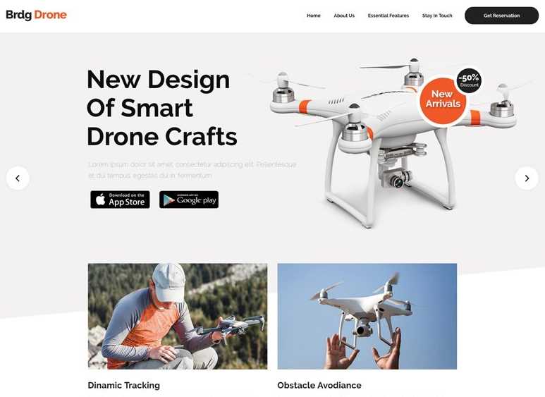 brdg drone wordpress theme